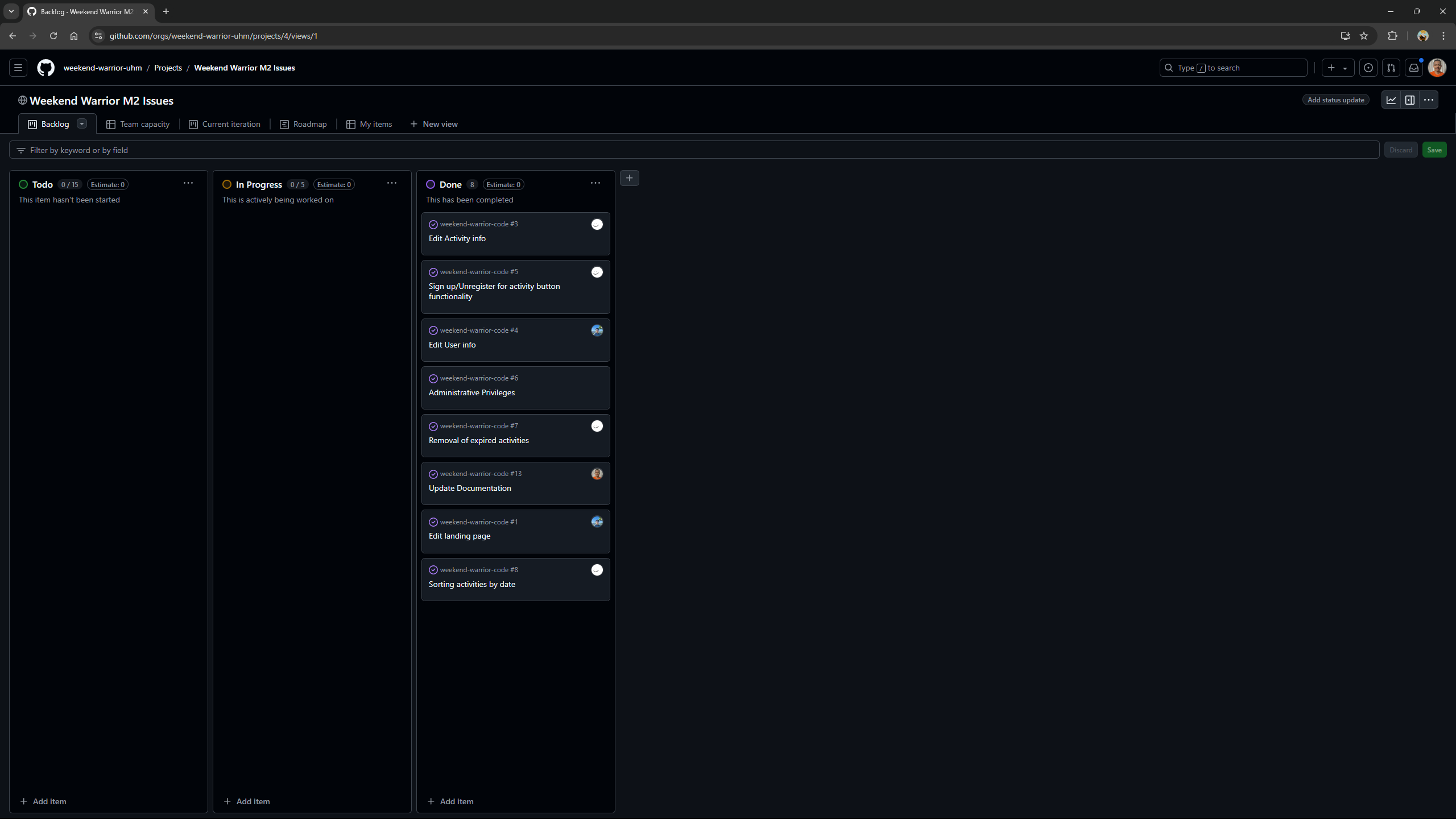 Landing Page Screenshot